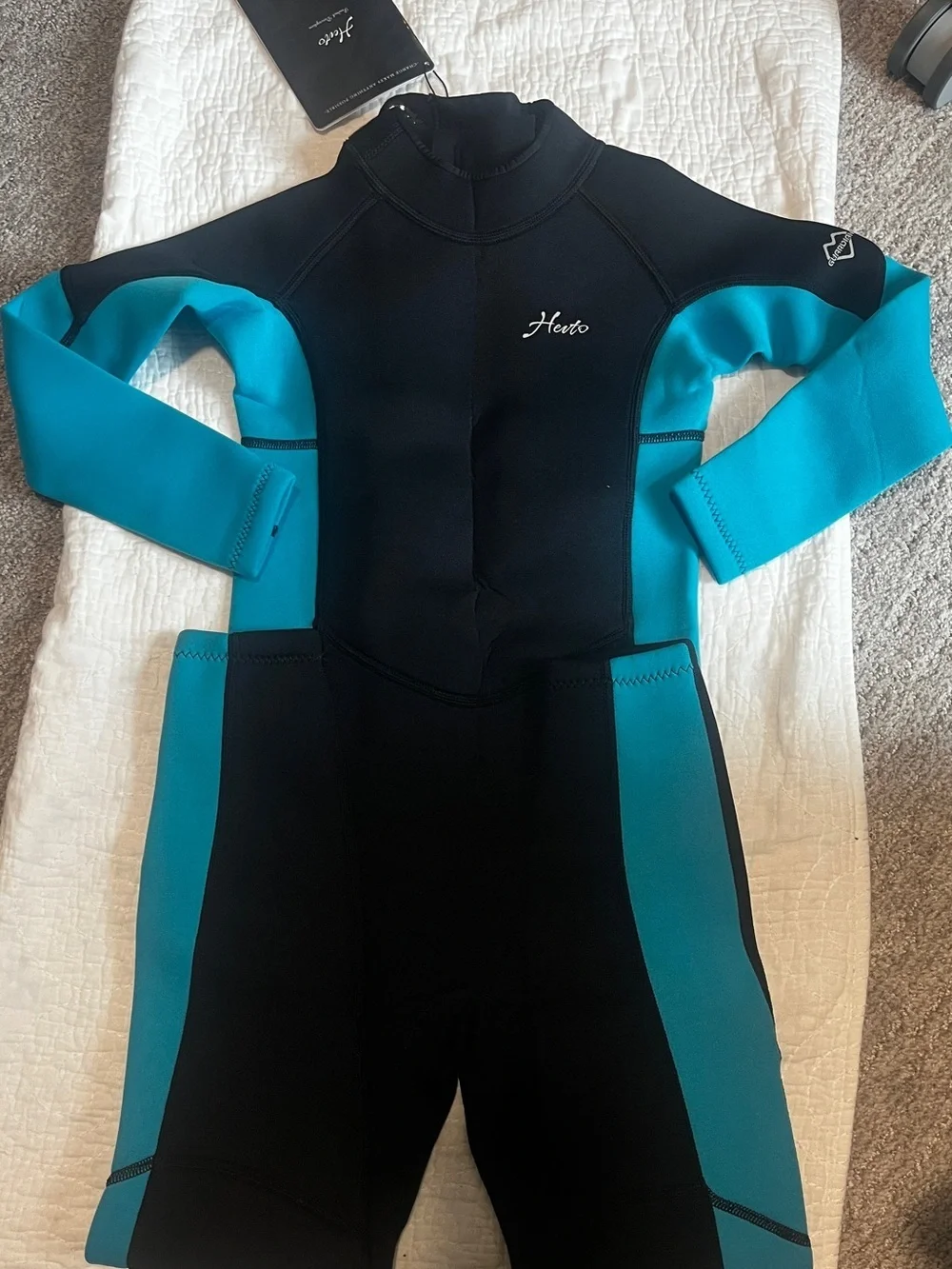 Hevto Wetsuits Kids 3/2mm Neoprene Full Wet Suit Thermal 1018/bb5-3